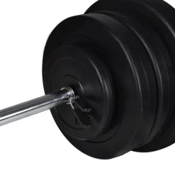 Fitness*vidaXL Barbell- en dumbbellset 60,5 kg