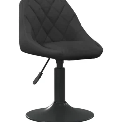Stoelen*vidaXL Barkruk fluweel Zwart