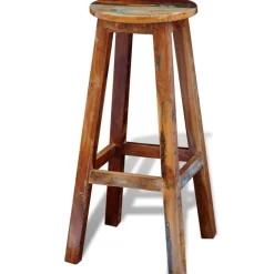 Barkruk massief gerecycled hout>vidaXL New
