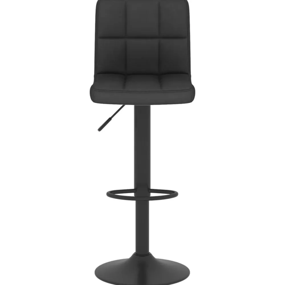 Stoelen*vidaXL Barkruk stof Zwart