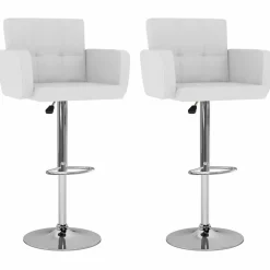 Barstoelen 2 st kunstleer>vidaXL Hot