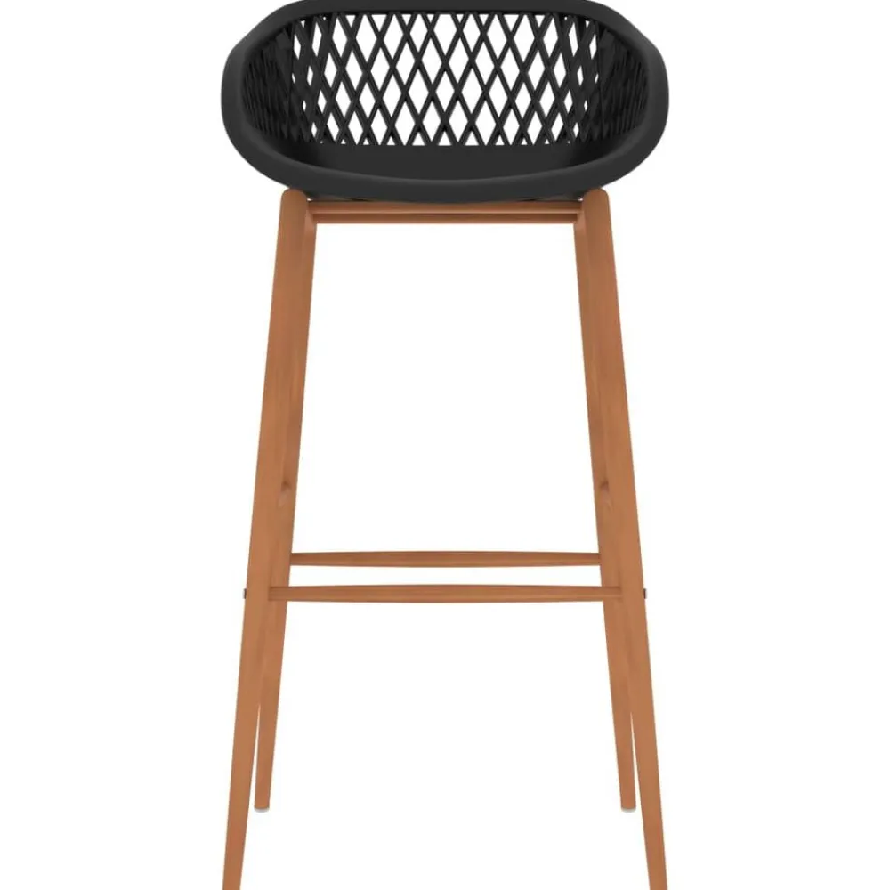 Barstoelen 2 st zwart>vidaXL
