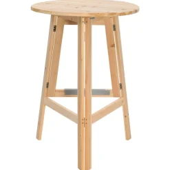 Tafels*vidaXL Bartafel inklapbaar 78 cm vurenhout
