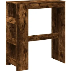 Bartafel met rekken 90x40x103,5 cm bewerkt hout>vidaXL New