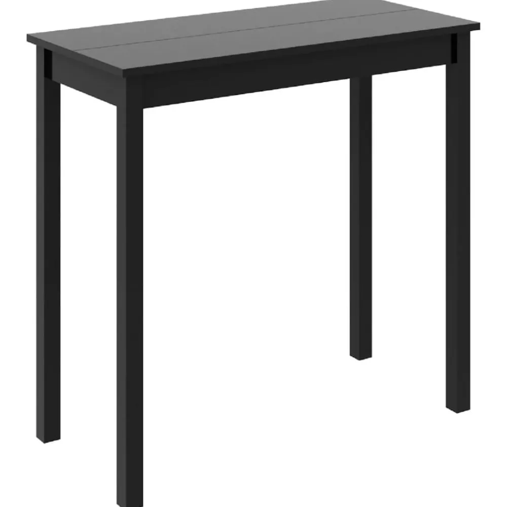 Tafels*vidaXL Bartafel 115x55x107 cm MDF zwart