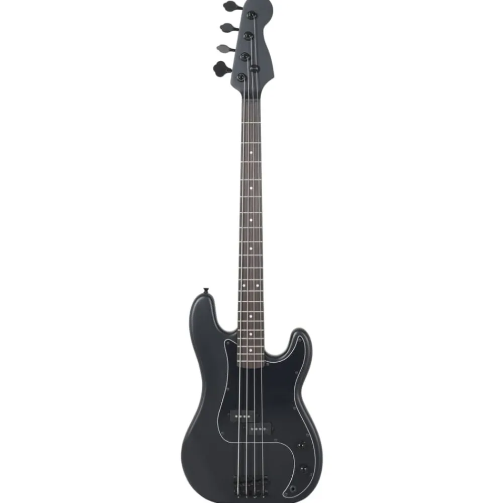 Kunst & Entertainment*vidaXL Basgitaar voor beginners elektrisch met tas 4/4 46" Zwart