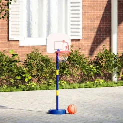 Speelgoed*vidaXL Basketbalstandaard met bal en pomp hoogte verstelbaar 90/121 cm