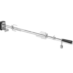 Keuken & Eetkamer*vidaXL BBQ Draaispit met motor staal 1000 mm