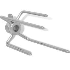 BBQ Draaispit vorken 2 stuks staal>vidaXL Discount