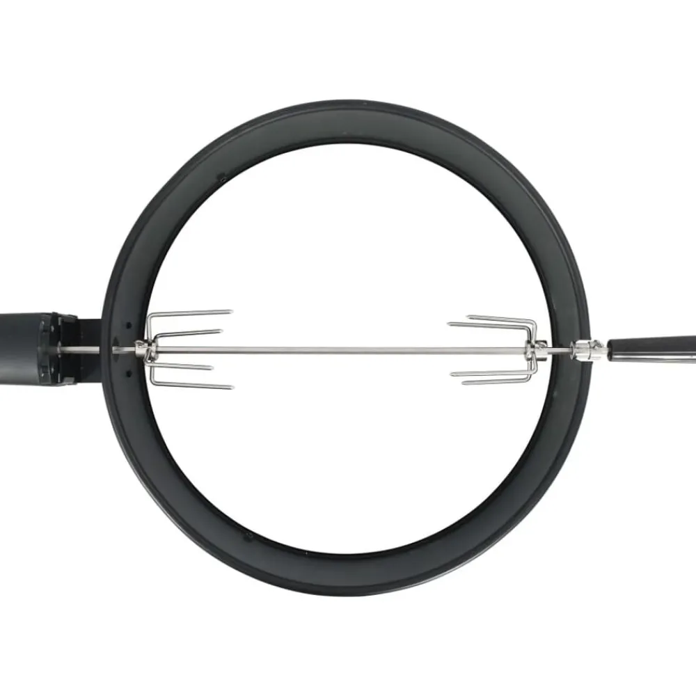 Keuken & Eetkamer*vidaXL BBQ rotisserie ring 57 cm zwart