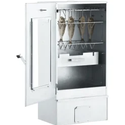 BBQ-rookoven met koude rookgenerator gegalvaniseerd staal>vidaXL Outlet