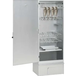 Keuken & Eetkamer*vidaXL BBQ-rookoven met koude rookgenerator gegalvaniseerd staal
