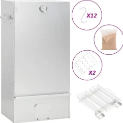 BBQ-rookoven met koude rookgenerator gegalvaniseerd staal>vidaXL Clearance