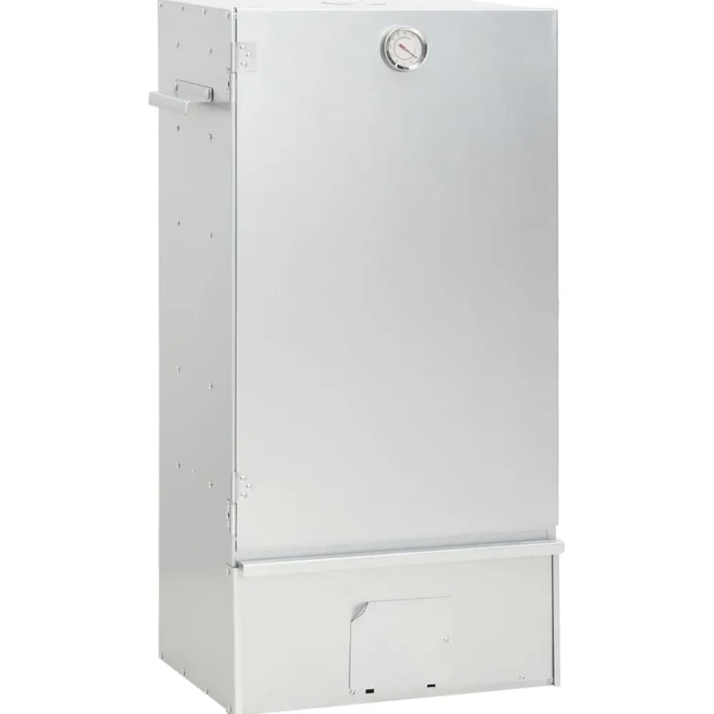 Keuken & Eetkamer*vidaXL BBQ-rookoven met koude rookgenerator gegalvaniseerd staal