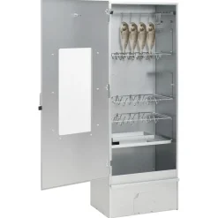 BBQ-rookoven met koude rookgenerator gegalvaniseerd staal>vidaXL New