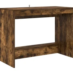 Kantoormeubelen*vidaXL Bed Bureau 100 x 45 x 75 cm Bewerkt hout Gerookt eiken
