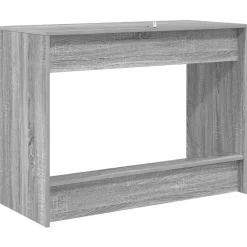 Kantoormeubelen*vidaXL Bed Bureau 100 x 45 x 75 cm Bewerkt hout Grijs sonoma