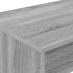 Kantoormeubelen*vidaXL Bed Bureau 100 x 45 x 75 cm Bewerkt hout Grijs sonoma