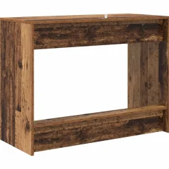 Kantoormeubelen*vidaXL Bed Bureau Oudhout 100 x 45 x 75 cm Bewerkt hout Oud hout
