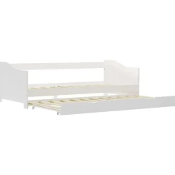 Bedbank uittrekbaar grenenhout 90x200 cm>vidaXL Hot