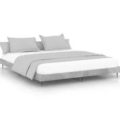 Bedframe bewerkt hout 200x200 cm>vidaXL Online