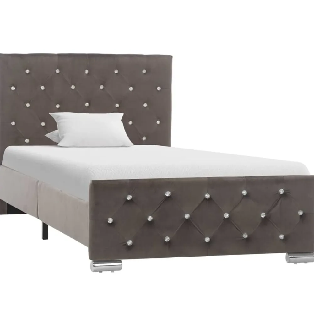Bedframe fluweel 90x200 cm>vidaXL