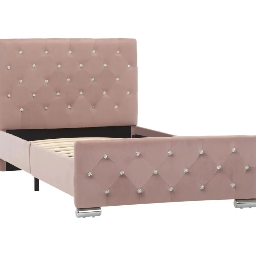 Bedframe fluweel 90x200 cm>vidaXL Hot