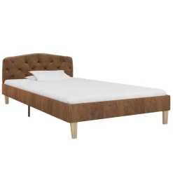 Bedframe kunstsuède 90x200 cm>vidaXL Online