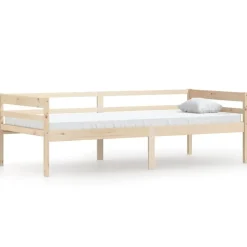 Bedframe massief grenenhout 90x200 cm>vidaXL New