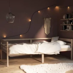 Bedframe massief grenenhout 90x200 cm>vidaXL New