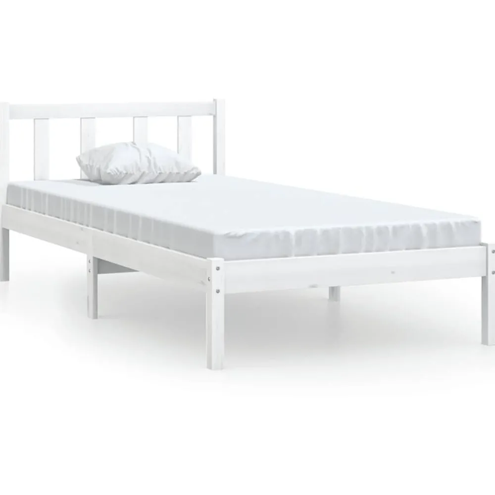 Bedframe massief grenenhout 75x190 cm>vidaXL Sale