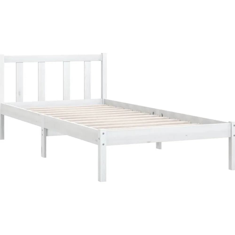 Bedframe massief grenenhout 75x190 cm>vidaXL Sale