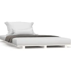 Bedframe massief grenenhout 90x200 cm>vidaXL Outlet