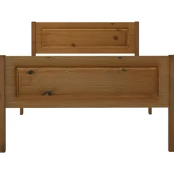Bedden & Accessoires*vidaXL Bedframe massief grenenhout 100x200 cm Honingbruin