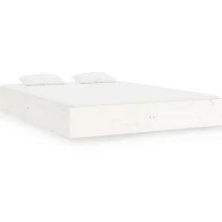 Bedframe massief hout 200x200 cm>vidaXL Clearance