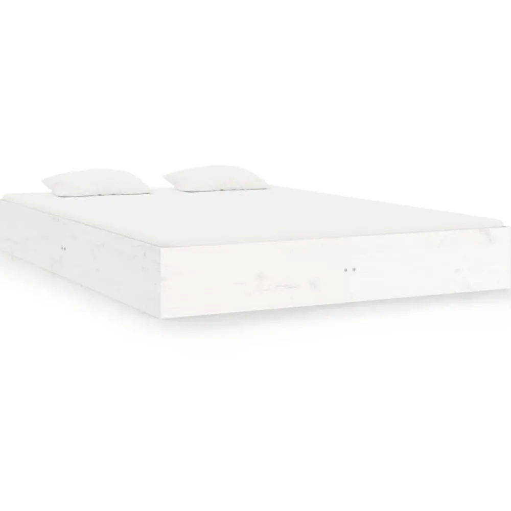 Bedframe massief hout 200x200 cm>vidaXL Clearance