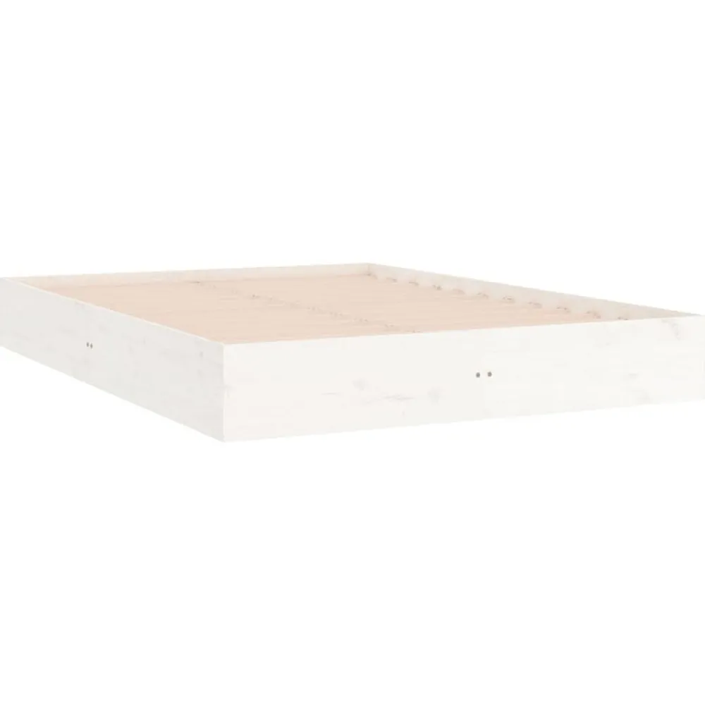 Bedframe massief hout 200x200 cm>vidaXL Clearance
