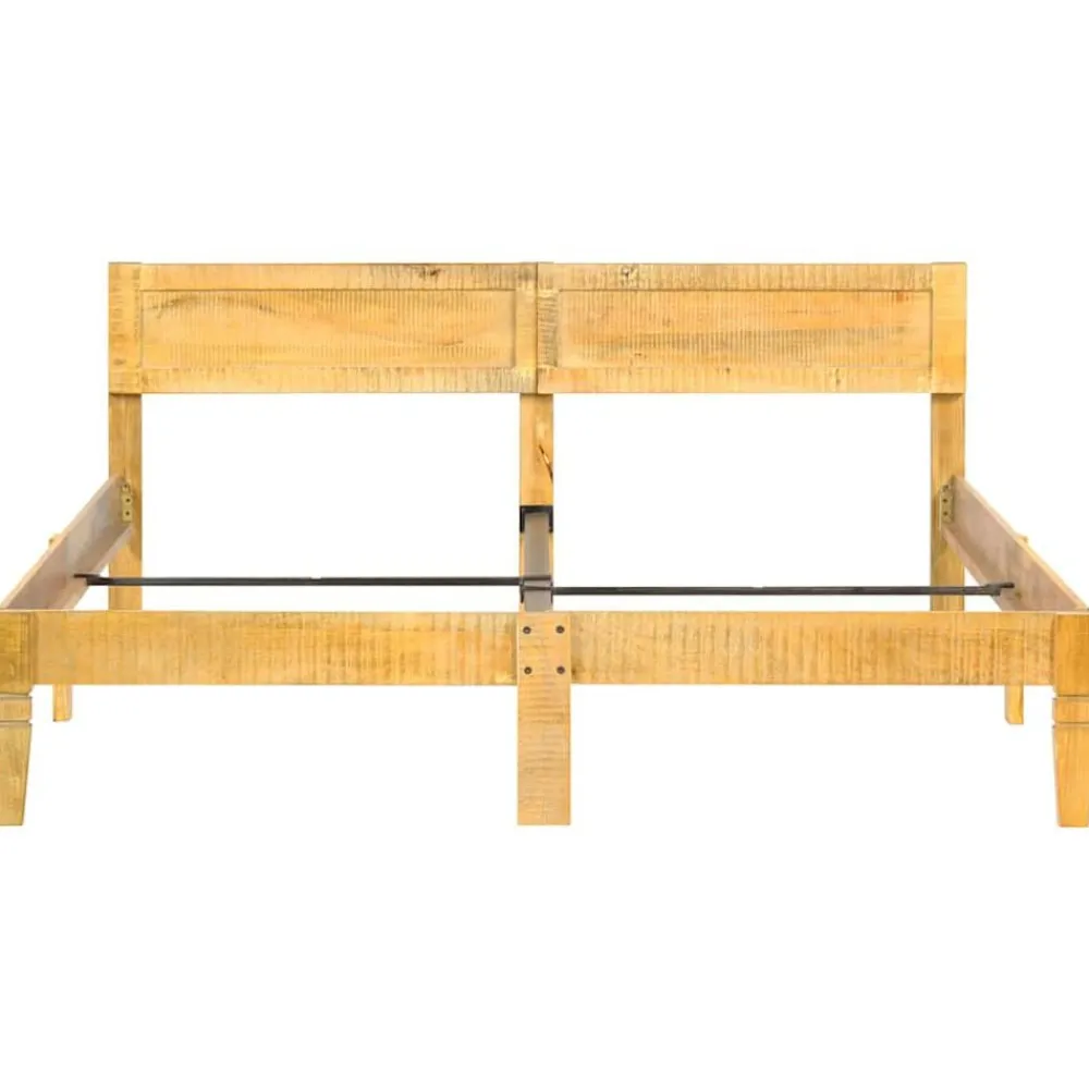 Bedframe massief mangohout 180 cm>vidaXL Best