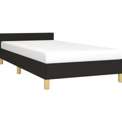 Bedframe met hoofdeinde zonder matras 80x200 cm stof><noscript><img width=