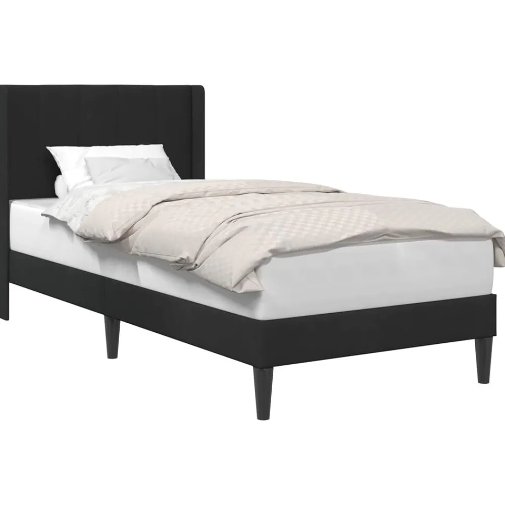 Bedframe met hoofdeinde 80 x 200 cm Fluweel>vidaXL Discount