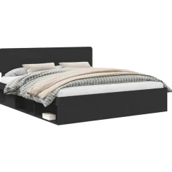 Bedframe met hoofdeinde 200 x 200 cm Massief grenenhout>vidaXL Outlet