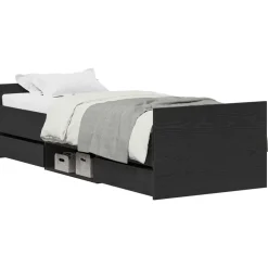 Bedframe met lade 193 x 78 x 50 cm Bewerkt hout>vidaXL New