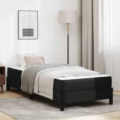 Bedframe met matras 80 x 200 cm Stof>vidaXL Clearance
