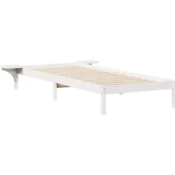 Bedframe met Zijtafels 80 x 210 cm Massief grenenhout>vidaXL Outlet