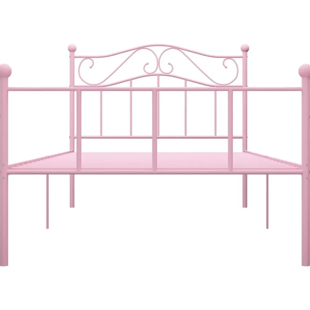 Bedframe metaal 90x200 cm>vidaXL Hot
