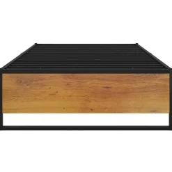 Bedframe metaal zwart 90x200 cm><noscript><img width=