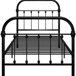 Bedden & Accessoires*vidaXL Bedframe metaal 90x200 cm Zwart