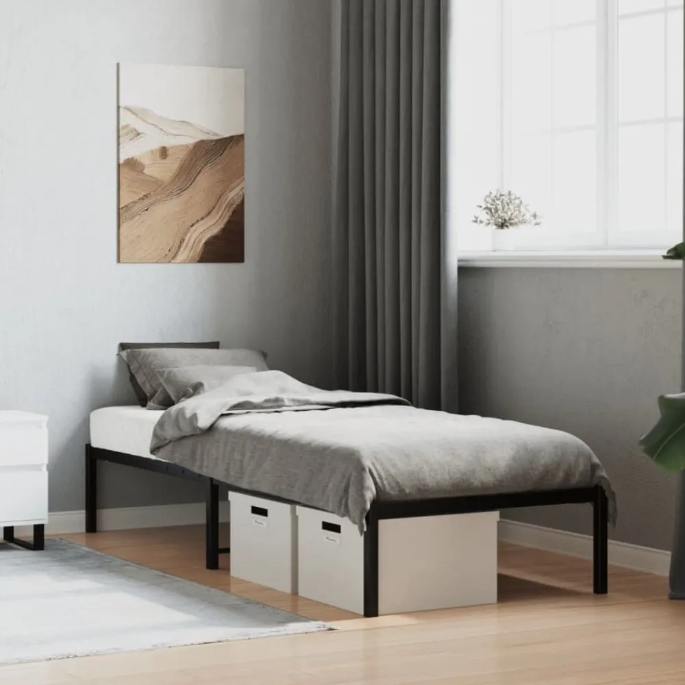 Bedframe metaal 75 x 190 cm>vidaXL Outlet