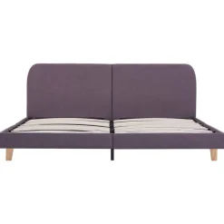 Bedden & Accessoires*vidaXL Bedframe stof 180x200 cm Taupe