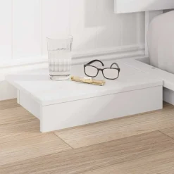 Bedden & Accessoires*vidaXL Bedframe 200 x 200 cm Hout Wit